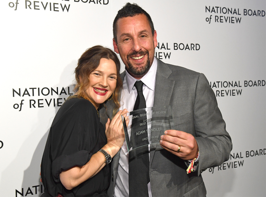Watch Adam Sandler Get Emotional Talking About Drew Barrymore E Online Ap